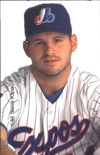 1998 Montreal Expos #NNO Steve Kline Front