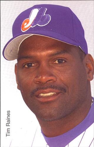 2001 Montreal Expos #NNO Tim Raines Front