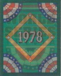 1991 Score - Magic Motion: World Series Trivia #9 Yankee Stripes, Dodger Blue Front