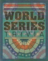 1991 Score - Magic Motion: World Series Trivia #12 Yankee Whiz Kids Front