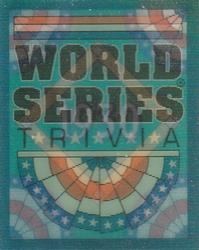 1991 Score - Magic Motion: World Series Trivia #24 A's Win Again Front