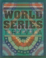 1991 Score - Magic Motion: World Series Trivia #27 Dizzy and Daffy Front