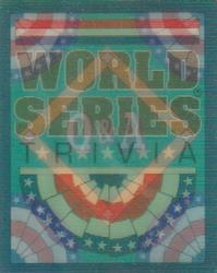 1991 Score - Magic Motion: World Series Trivia #58 Q&A Card 2 Front