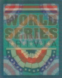 1991 Score - Magic Motion: World Series Trivia #59 Q&A Card 3 Front