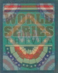 1991 Score - Magic Motion: World Series Trivia #60 Q&A Card 4 Front