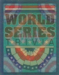 1991 Score - Magic Motion: World Series Trivia #62 Q&A Card 6 Front