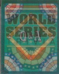 1991 Score - Magic Motion: World Series Trivia #69 Q&A Card 13 Front