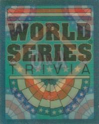 1991 Score - Magic Motion: World Series Trivia #70 Q&A Card 14 Front