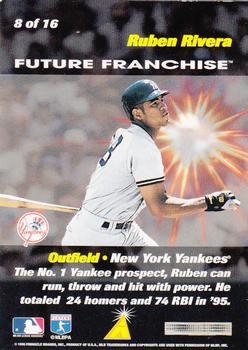 1996 Score - Future Franchise #8 Ruben Rivera Back