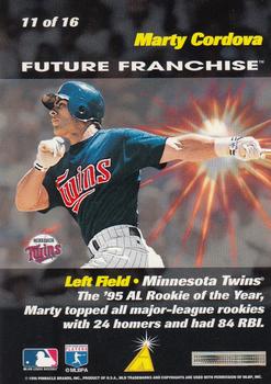 1996 Score - Future Franchise #11 Marty Cordova Back