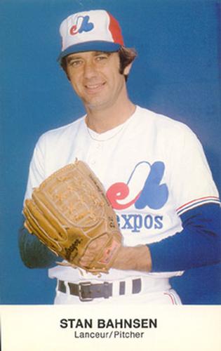 1979 Montreal Expos Postcards #NNO Stan Bahnsen Front