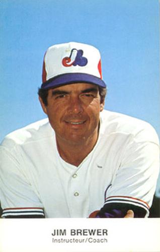 1979 Montreal Expos Postcards #NNO Jim Brewer Front