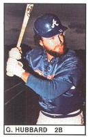 1982 All-Star Game Program Inserts #NNO Glenn Hubbard Front