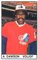 1982 All-Star Game Program Inserts #NNO Andre Dawson Front
