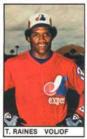 1982 All-Star Game Program Inserts #NNO Tim Raines Front