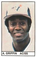 1982 All-Star Game Program Inserts #NNO Alfredo Griffin Front