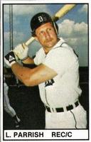 1982 All-Star Game Program Inserts #NNO Lance Parrish Front