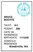 1982 All-Star Game Program Inserts #NNO Bruce Bochte Back