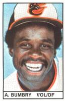 1982 All-Star Game Program Inserts #NNO Al Bumbry Front