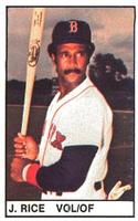 1982 All-Star Game Program Inserts #NNO Jim Rice Front