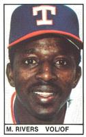 1982 All-Star Game Program Inserts #NNO Mickey Rivers Front