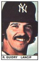 1982 All-Star Game Program Inserts #NNO Ron Guidry Front