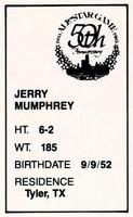 1983 All-Star Game Program Inserts #NNO Jerry Mumphrey Back