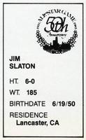 1983 All-Star Game Program Inserts #NNO Jim Slaton Back