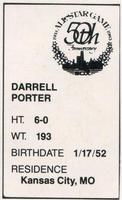 1983 All-Star Game Program Inserts #NNO Darrell Porter Back
