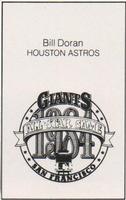 1984 All-Star Game Program Inserts #NNO Bill Doran Back