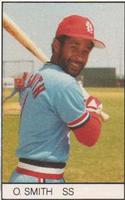 1984 All-Star Game Program Inserts #NNO Ozzie Smith Front