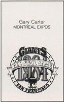 1984 All-Star Game Program Inserts #NNO Gary Carter Back