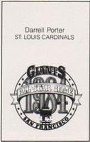 1984 All-Star Game Program Inserts #NNO Darrell Porter Back