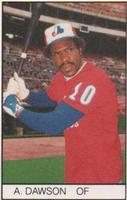 1984 All-Star Game Program Inserts #NNO Andre Dawson Front