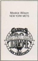 1984 All-Star Game Program Inserts #NNO Mookie Wilson Back
