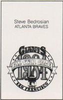 1984 All-Star Game Program Inserts #NNO Steve Bedrosian Back