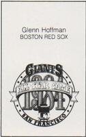 1984 All-Star Game Program Inserts #NNO Glenn Hoffman Back