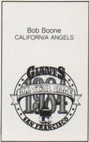 1984 All-Star Game Program Inserts #NNO Bob Boone Back