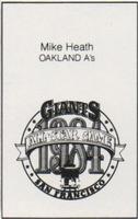 1984 All-Star Game Program Inserts #NNO Mike Heath Back