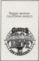 1984 All-Star Game Program Inserts #NNO Reggie Jackson Back
