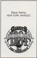 1984 All-Star Game Program Inserts #NNO Steve Kemp Back