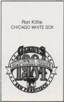 1984 All-Star Game Program Inserts #NNO Ron Kittle Back
