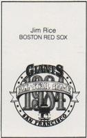 1984 All-Star Game Program Inserts #NNO Jim Rice Back