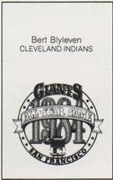 1984 All-Star Game Program Inserts #NNO Bert Blyleven Back
