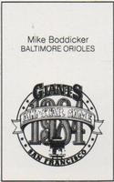 1984 All-Star Game Program Inserts #NNO Mike Boddicker Back