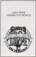 1984 All-Star Game Program Inserts #NNO Larry Gura Back