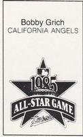 1985 All-Star Game Program Inserts #NNO Bobby Grich Back
