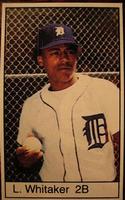1985 All-Star Game Program Inserts #NNO Lou Whitaker Front