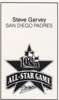 1985 All-Star Game Program Inserts #NNO Steve Garvey Back