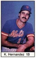 1985 All-Star Game Program Inserts #NNO Keith Hernandez Front